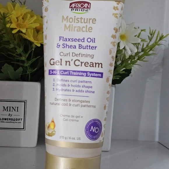 AFRICAN PRIDE MOISTURE MIRACLE 3IN1 GEL N' CREAM 6oz (CS/6)