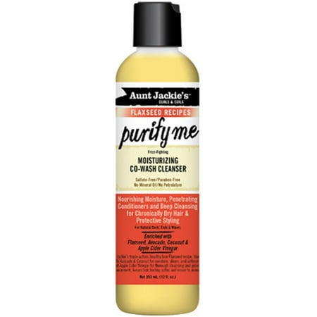 AUNT JACKIE'S FLAXSEED PURIFY  ME CO-WASH 12 OZ