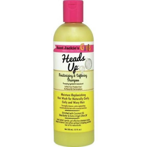 AUNT JACKIE'S KIDS HEADS UP    MOIST SHAMPOO 12 OZ (CS/6)