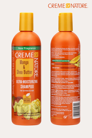 CREME OF NATURE & SHEA BUTTER ULTRA  SHAMPOO 355ML