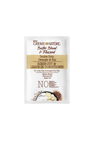 [075724005327] CREME OF NATURE Leave In Conditioner Butter Blend ,Flaxseed Oil, Argan Oil 51,8ML
