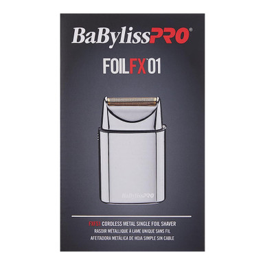 [074108380234] Babyliss pro rasoir métalique double lame FXFS1