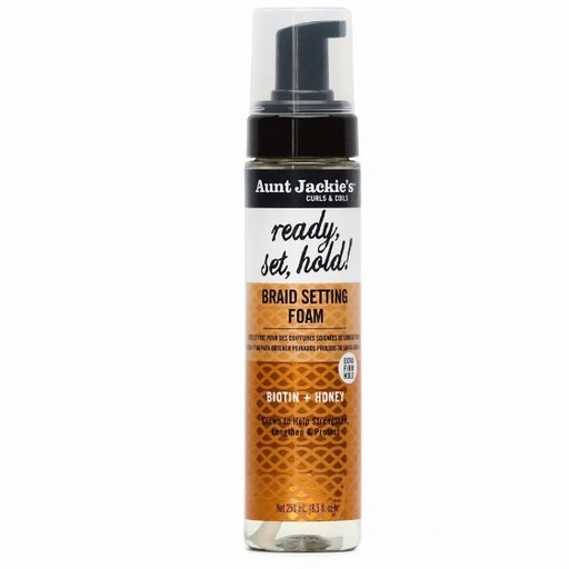 [034285645083] AUNT J BIOTIN & HONEY BRAID SETTING FOAM