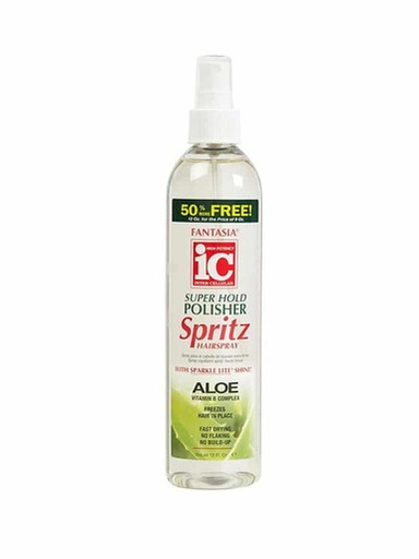 [FN4306] FANTASIA I.C SPRITZ HAIR POLISHER SPRAY 10 OZ SUPER HOLD