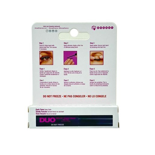 [073930675822] ARDELL DUO STRIP ADHESIVES QUICK-SET DARK